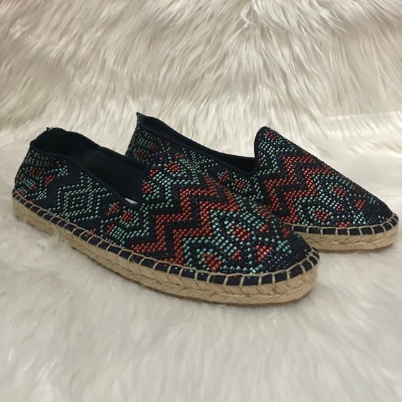 DV By Dolce Vita Ottie Blue Pattern Espadrille-NEW - Picture 2 of 6